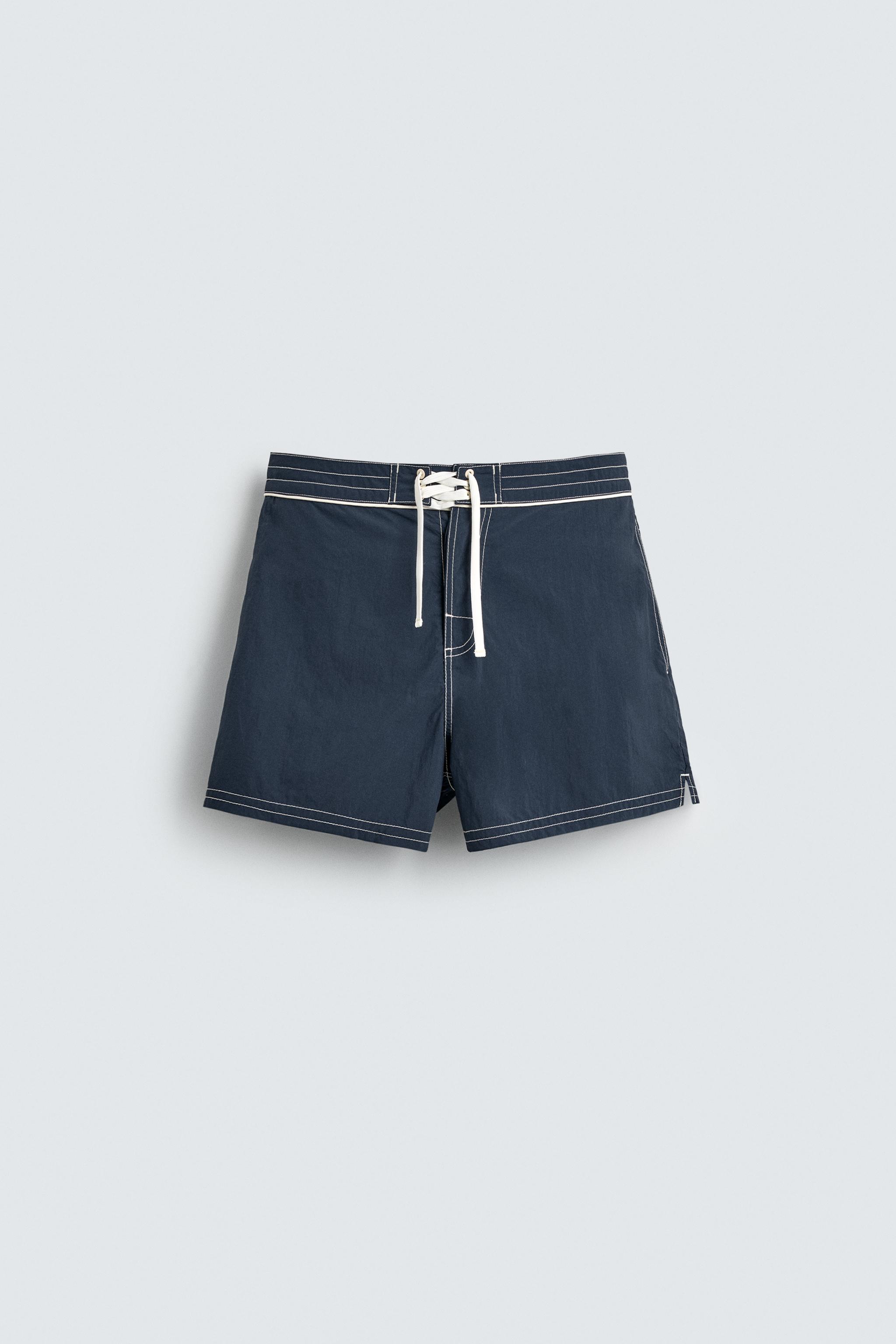 MAILLOT DE BAIN MI-LONG À LACET